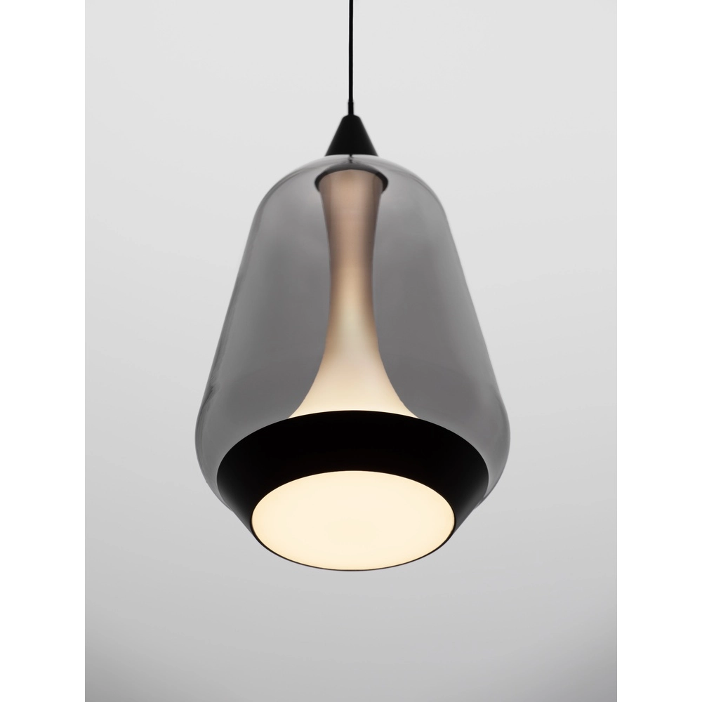 Design hanglamp Alish 1-lichts smoke glas