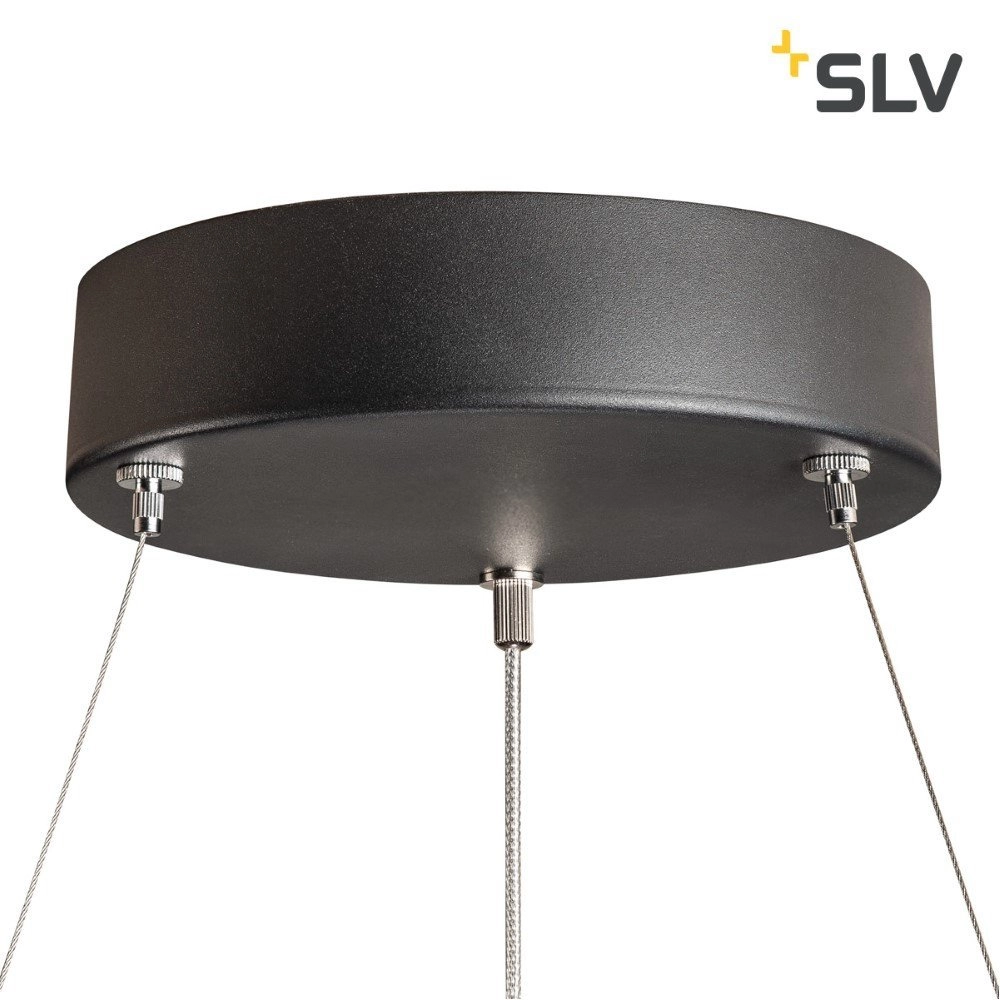Led hanglamp One Ø 60cm dimbaar zwart SLV 4024163231039