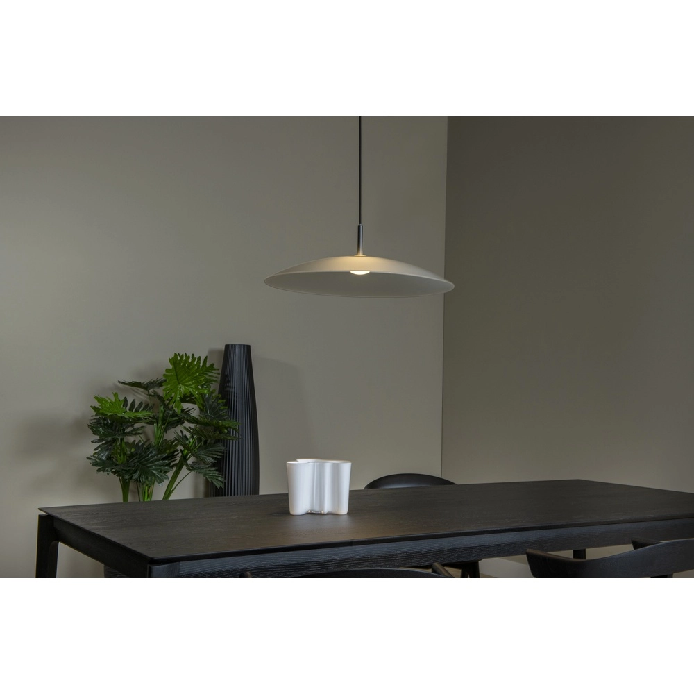 Strakke hanglamp Menga Ø 60cm wit glas Premium by Lucide 5411212251152