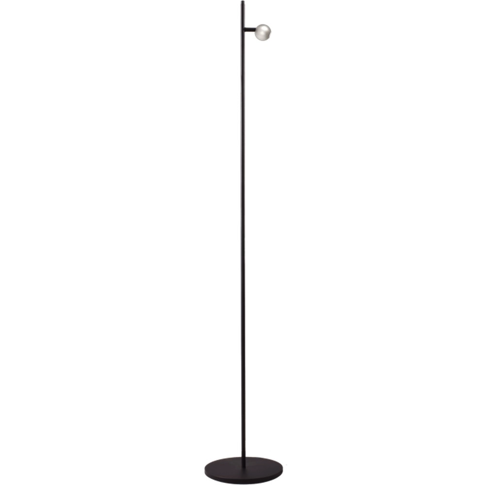 Vloerlamp Talana zwart met nikkel