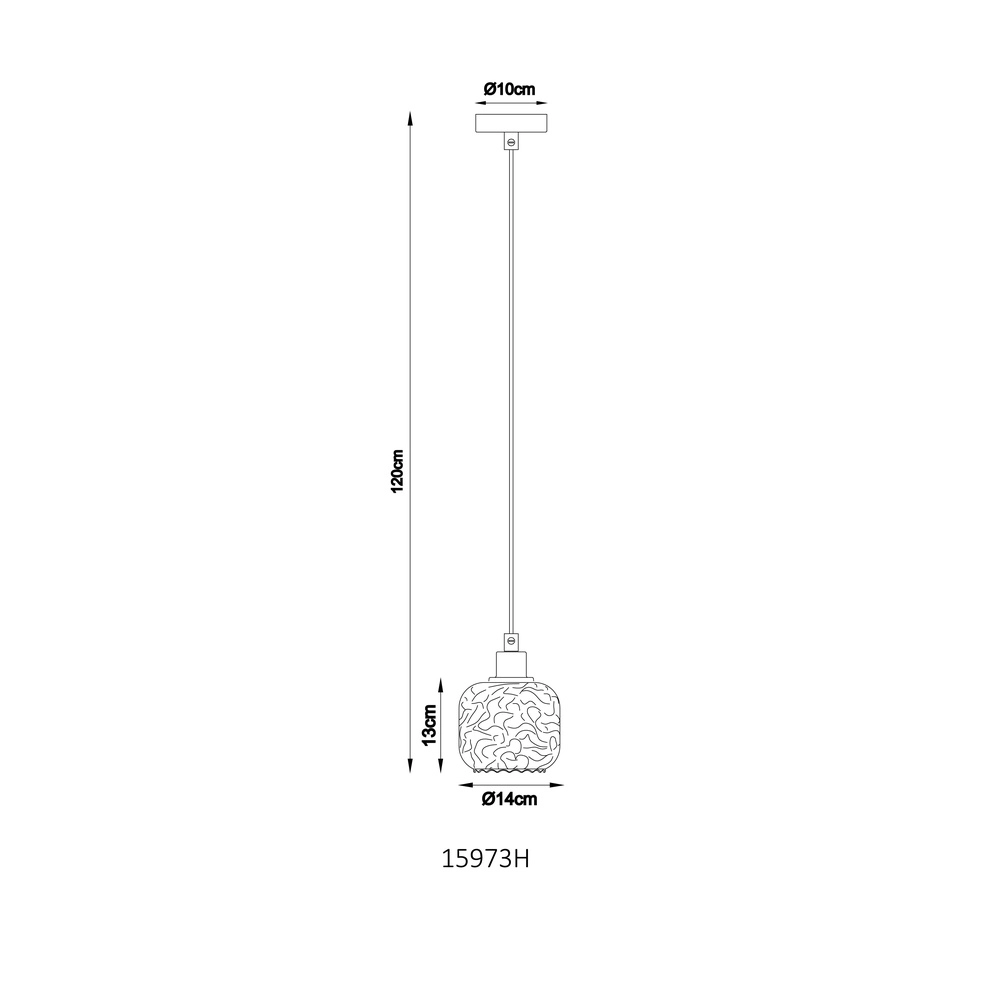 Hanglamp Antonio zand bruin Globo 9007371569724