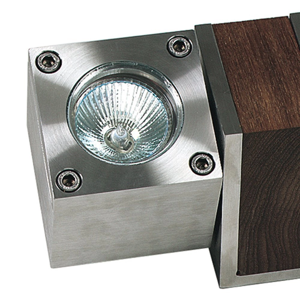 Tuinspot Q-Bic Teak 2-lichts - 20cm Royal Botania