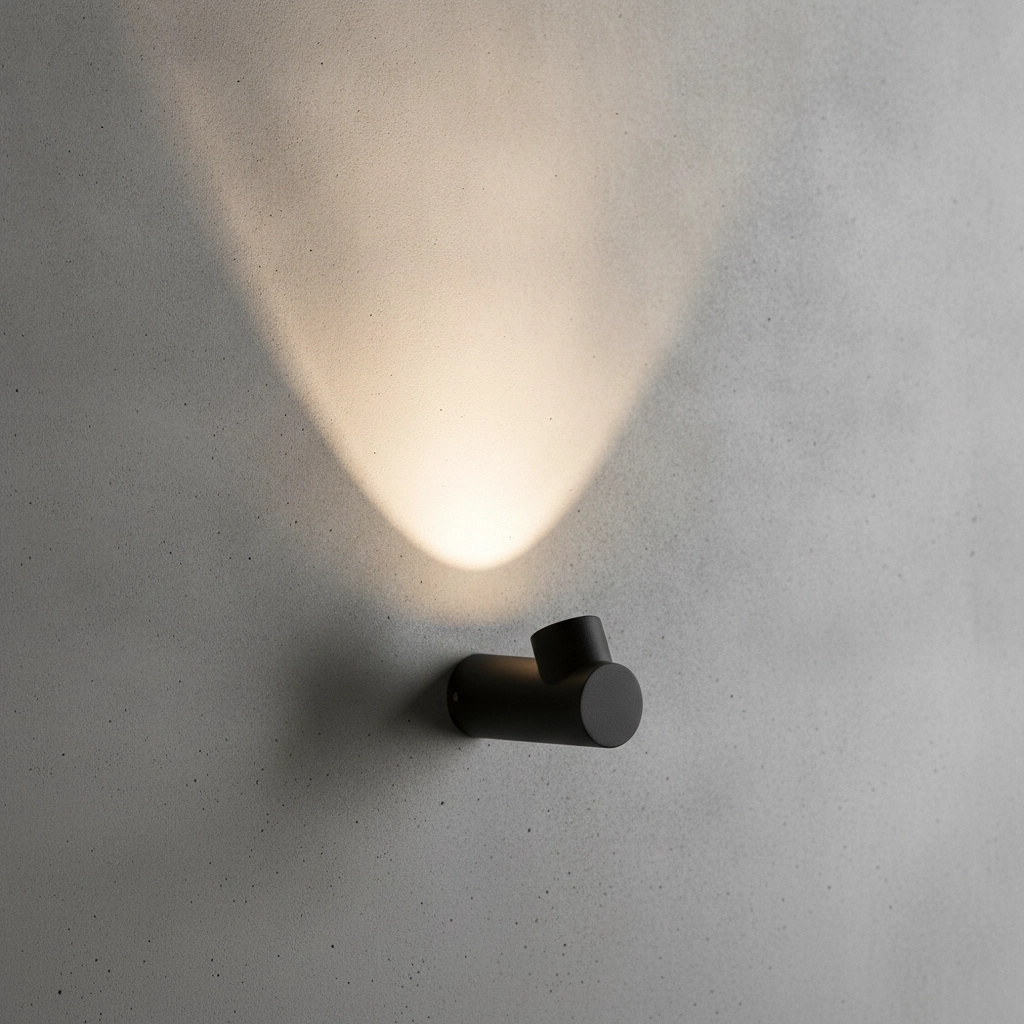 Zwarte wandlamp Brice design