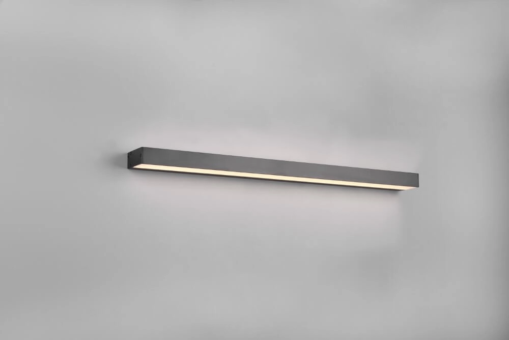 Wand lamp Rocco 90cm zwart Trio 4017807507935