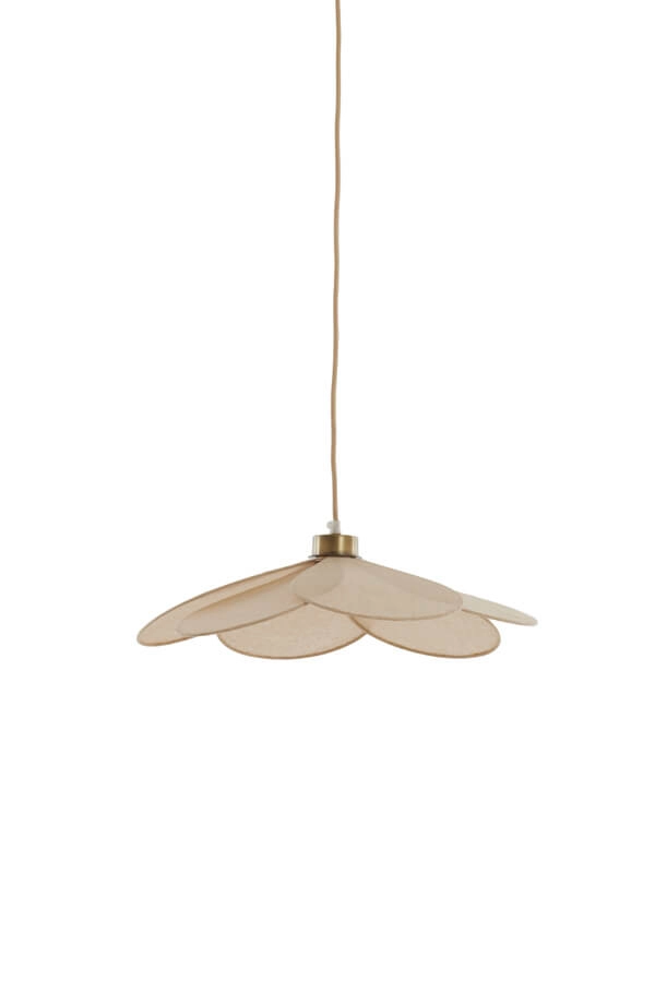 Hanglamp Fyano bloem crème Ø 46cm Light & Living 8717807706685