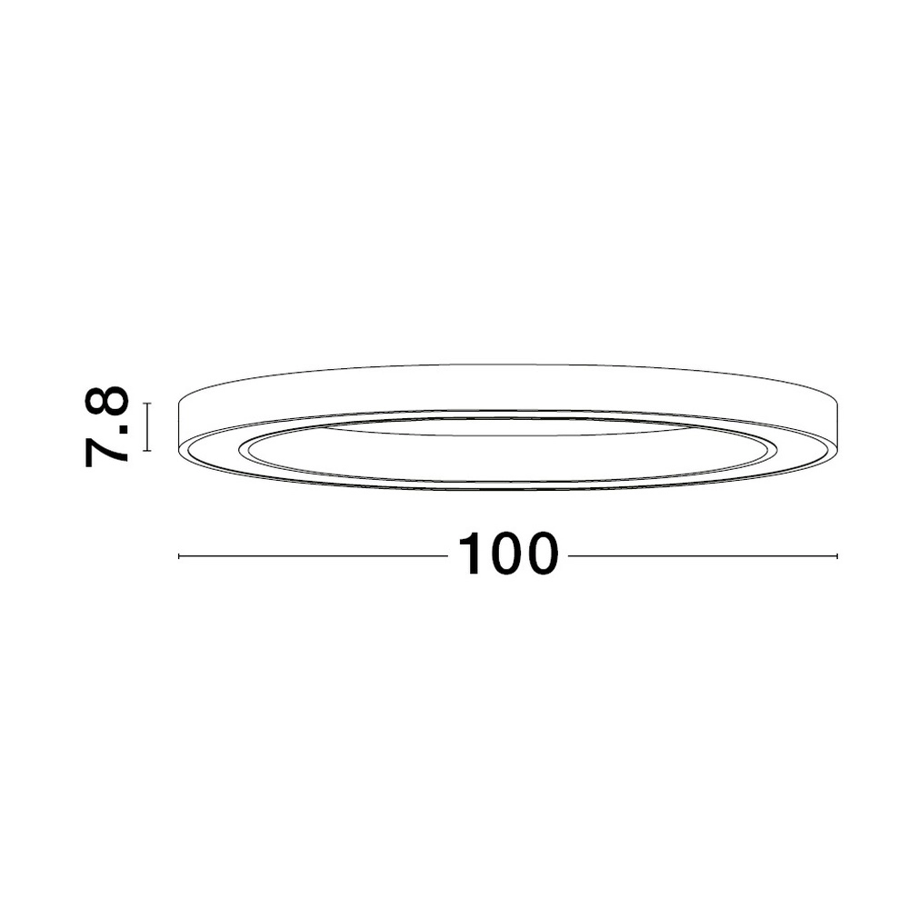 Design plafondlamp Sting zwart Ø 100cm Lyora 5212017437532