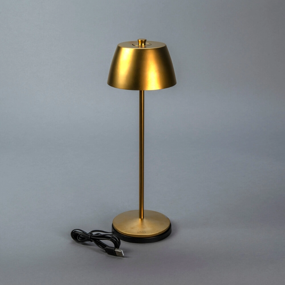 Oplaadbare tafellamp Eze goud KonstSmide 7318308408019