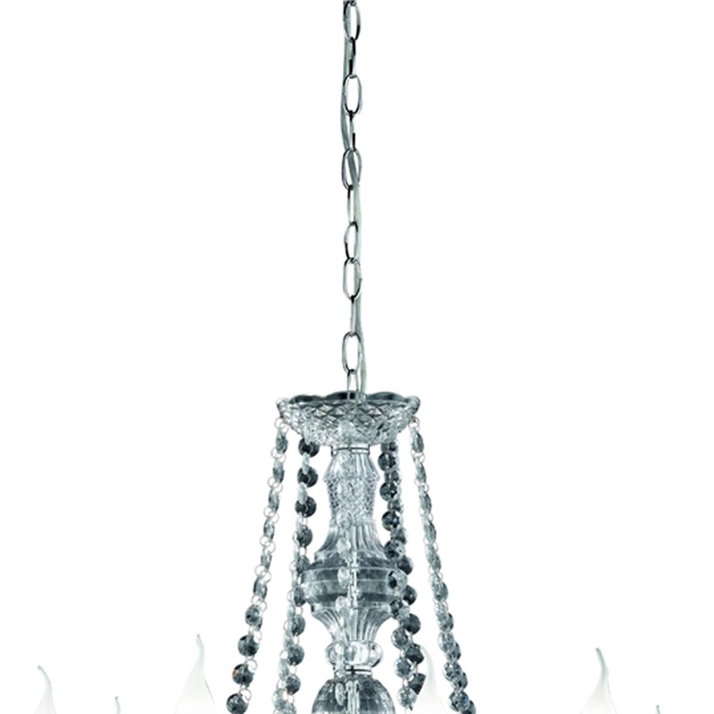 Kroonluchter Luster Crystal 77cm 10-lichts met kristal Trio 4017807138825