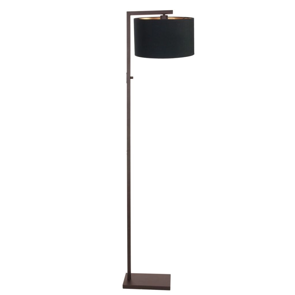 Vloerlamp Stang met zwarte kap Steinhauer 8712746189490