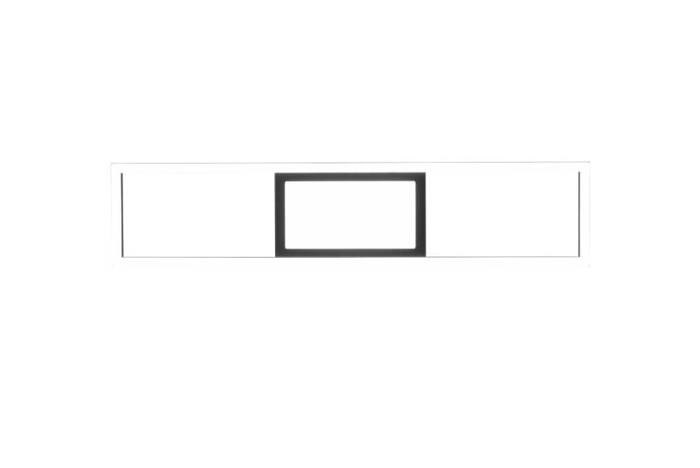 Zwarte led plafondlamp Rigido Trio 4017807538816