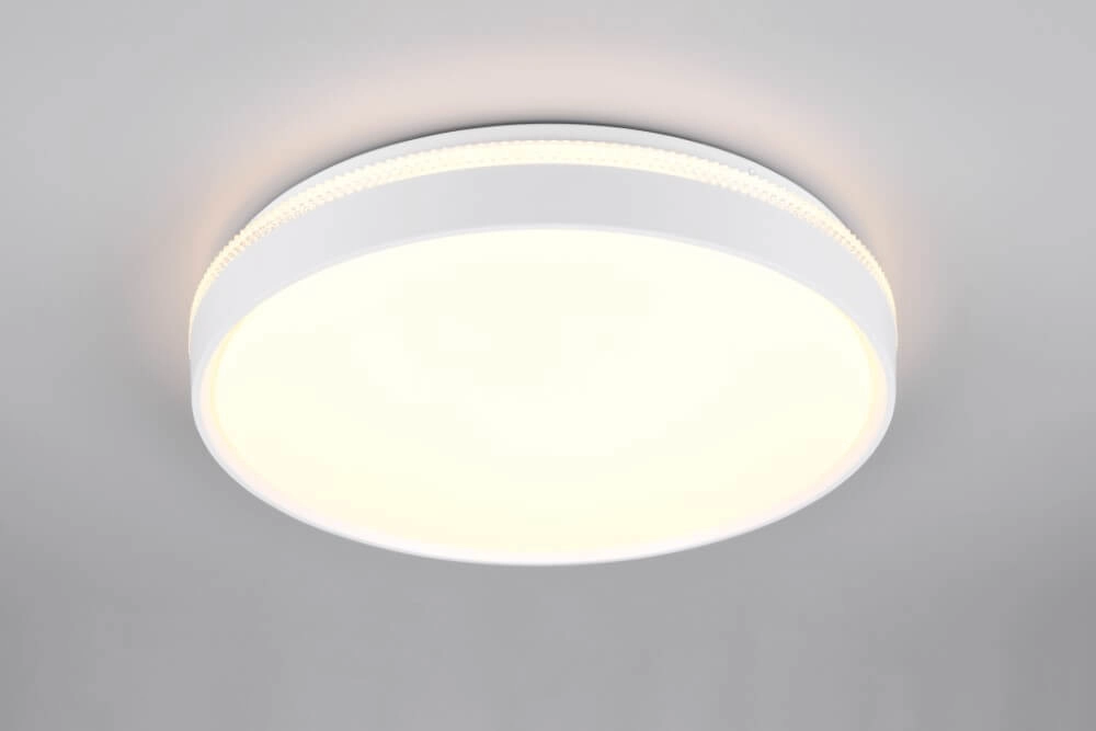 Witte plafonnière Spacy met afstandsbediening Witte plafonnière Spacy met afstandsbediening