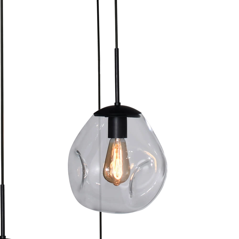 Vide hanglamp Lava 5x helder glas Masterlight 8718121286495