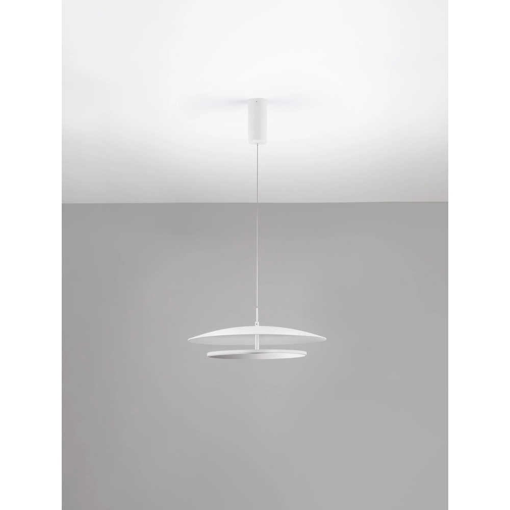 Design hanglamp Olos wit Ø 50cm Lyora 5212017457028
