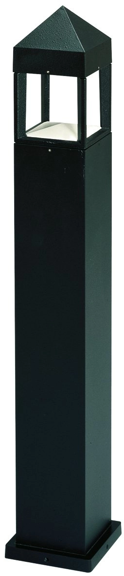 Staande Led lamp zwart Oblong 90cm