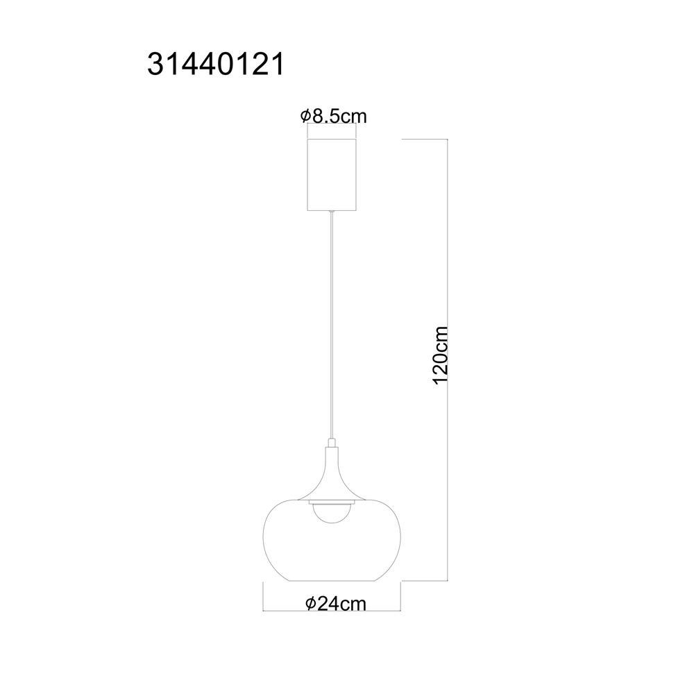 Design hanglamp Lui nikkel Globo 9007371586592