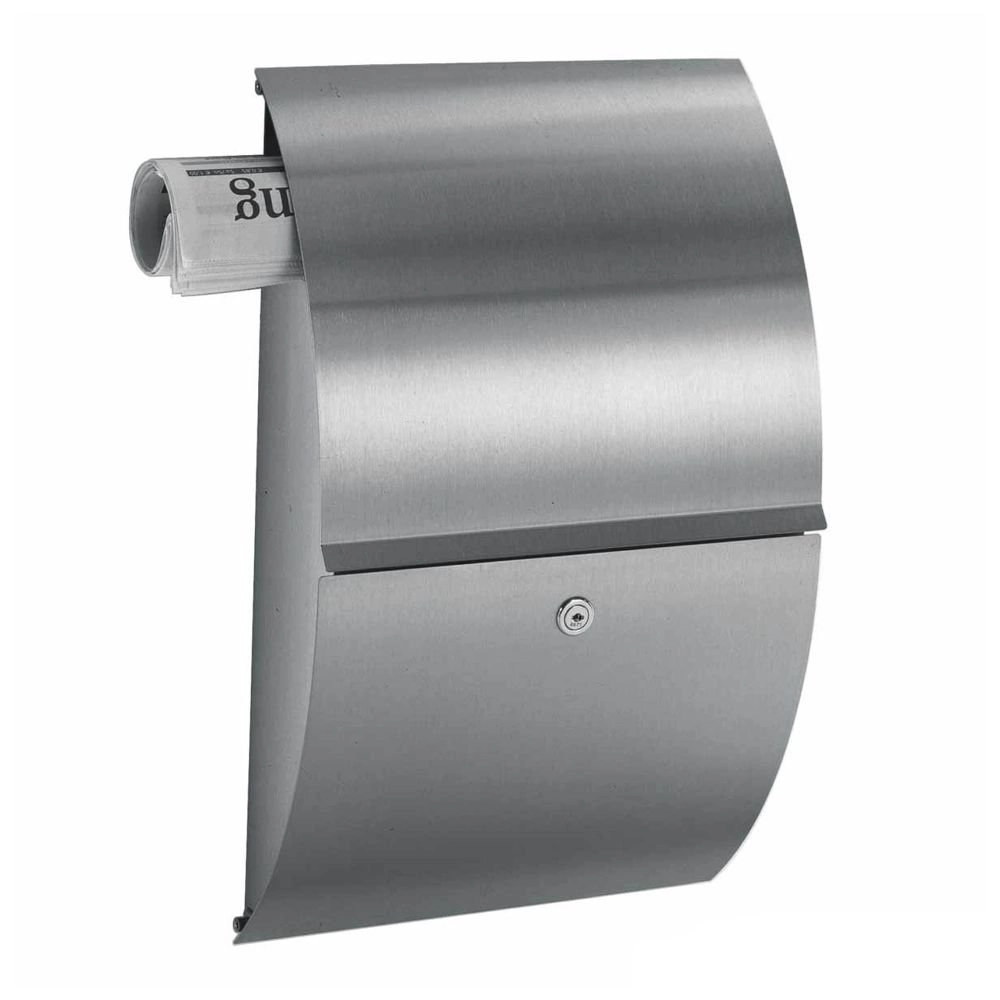 Rvs Brievenbus Letter design 54cm grijs Albert 4007235907551