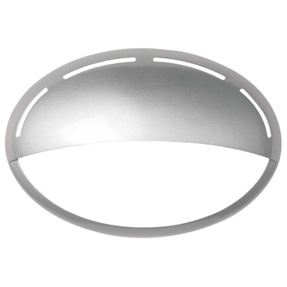 Moderne wandlamp Jack Oval 1-vaks zilvergrijs