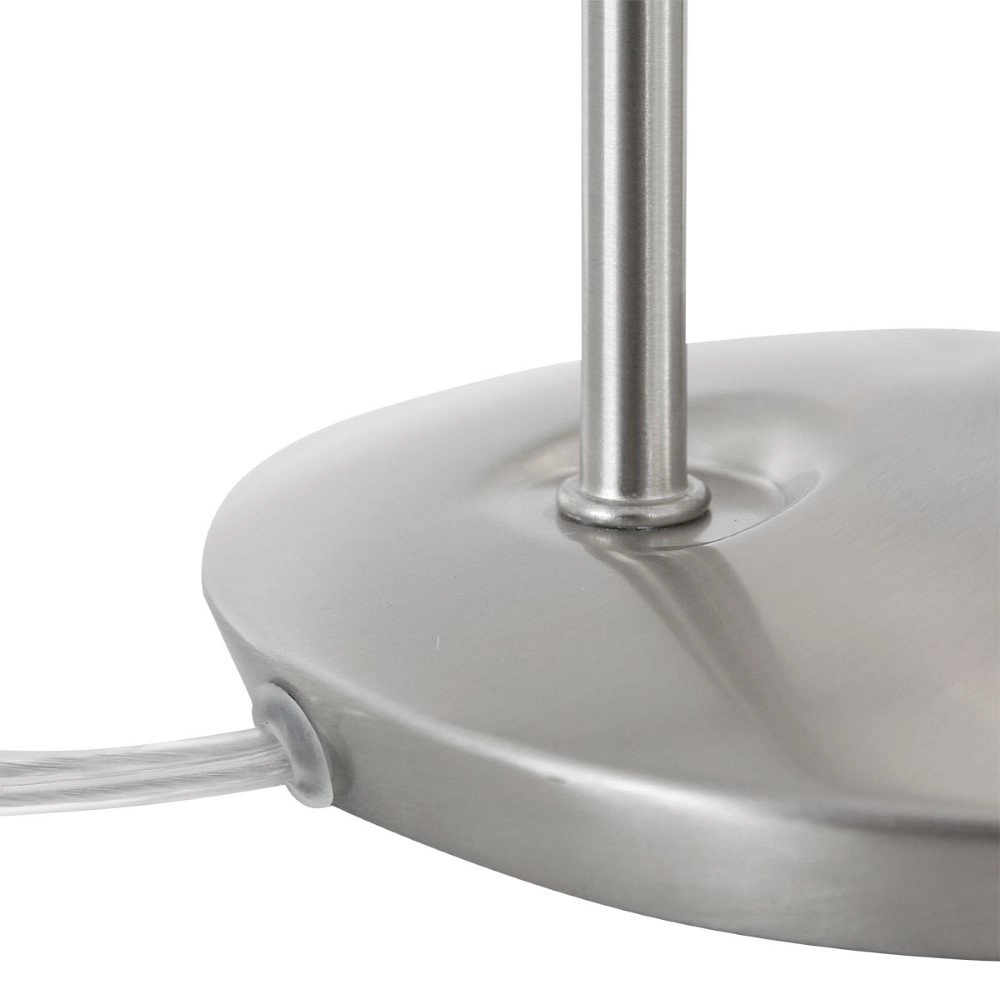 Moderne tafellamp Tallerken metaalgrijs Steinhauer 8712746132021