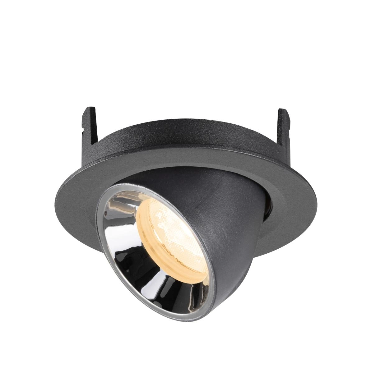 Inbouwspot Numinos Gimble XS zwart/chroom 2700K - 40gr SLV 4024163307239