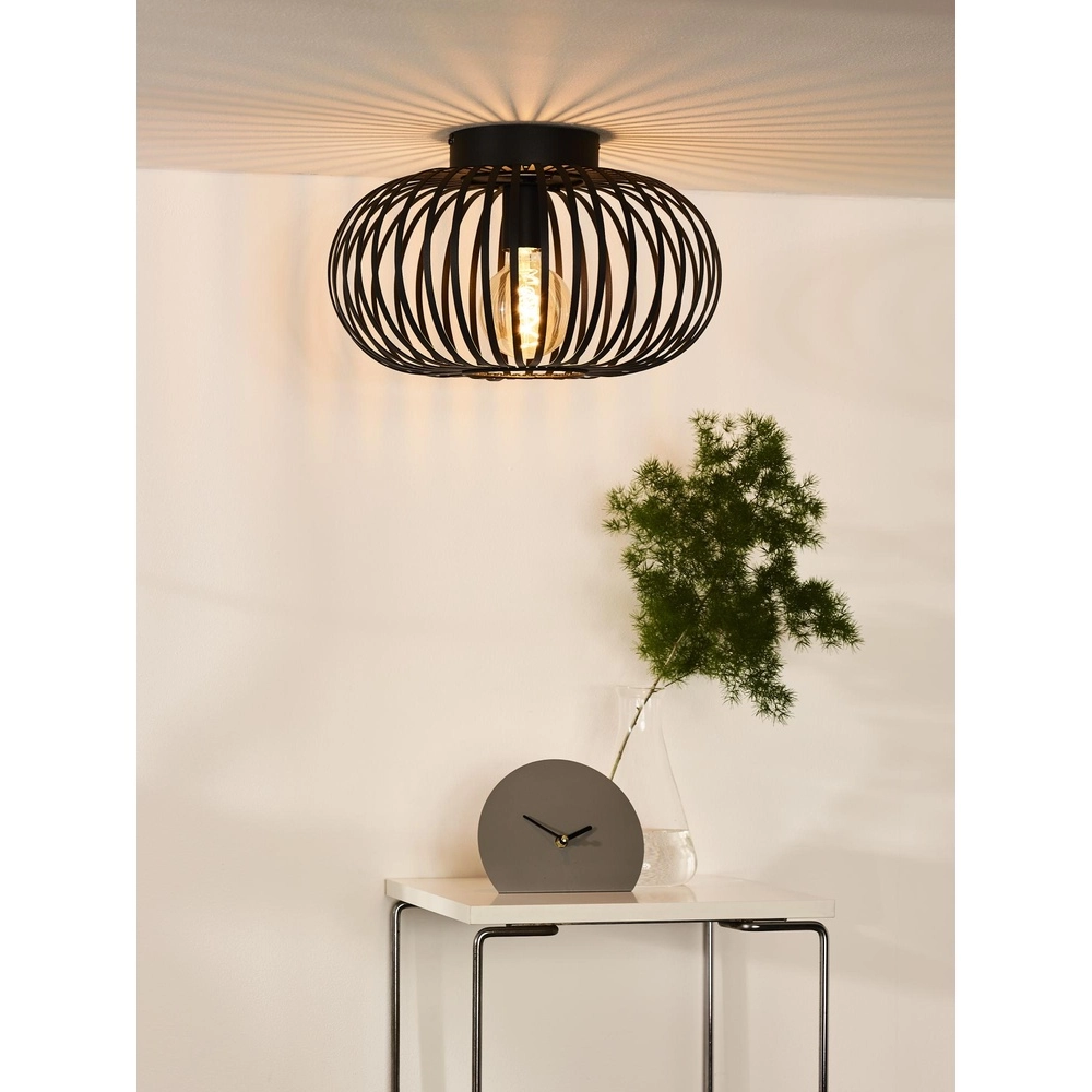 Plafondlamp Manuela Ø 39,5cm zwart Lucide 5411212782342