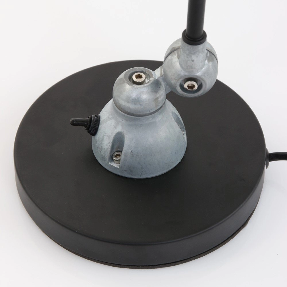 Landelijke bureaulamp Davin zwart met vintage grijs Steinhauer 8712746102017