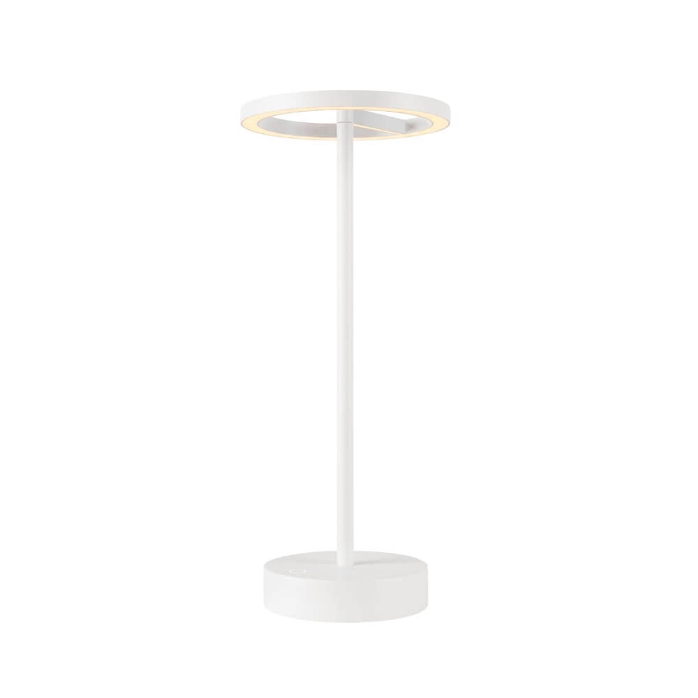 Buiten tafellamp Vinolina One wit - oplaadbaar