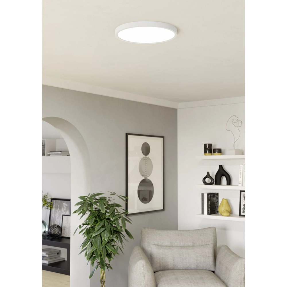 Led plafonnière Fueva 6 rond - wit - Ø 38,9cm Eglo 9008606330171