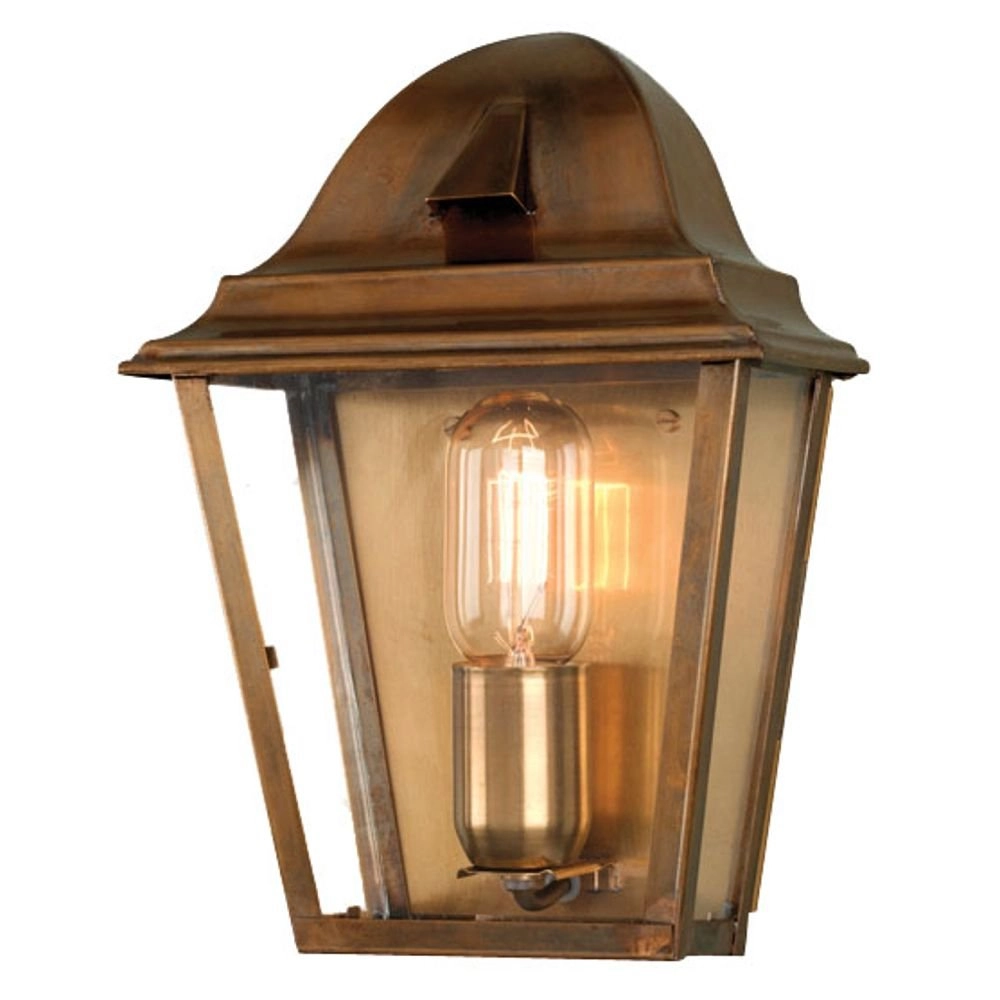 Nostalgische buitenlamp Old England koper 28cm