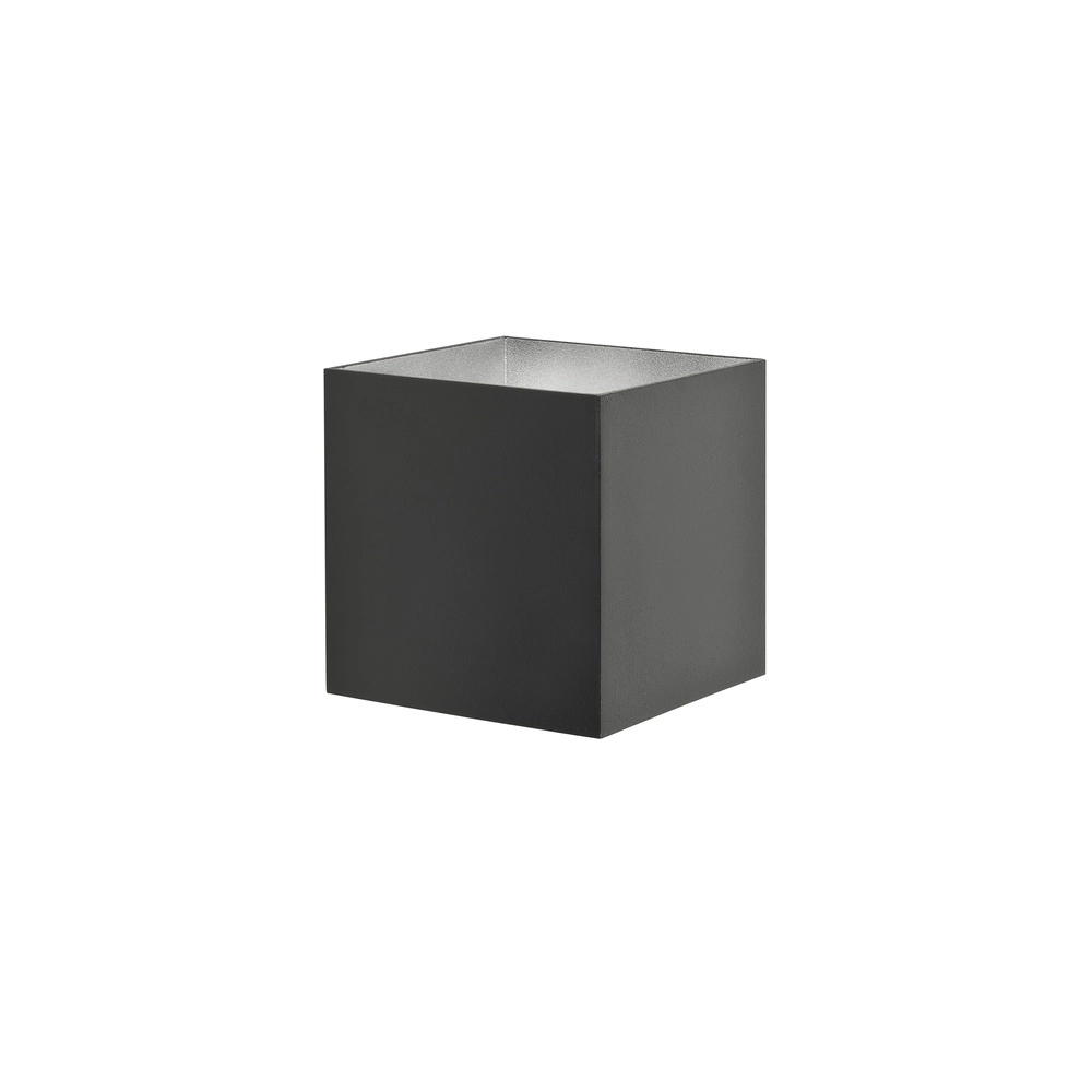 Wandspot Square zwart 10cm