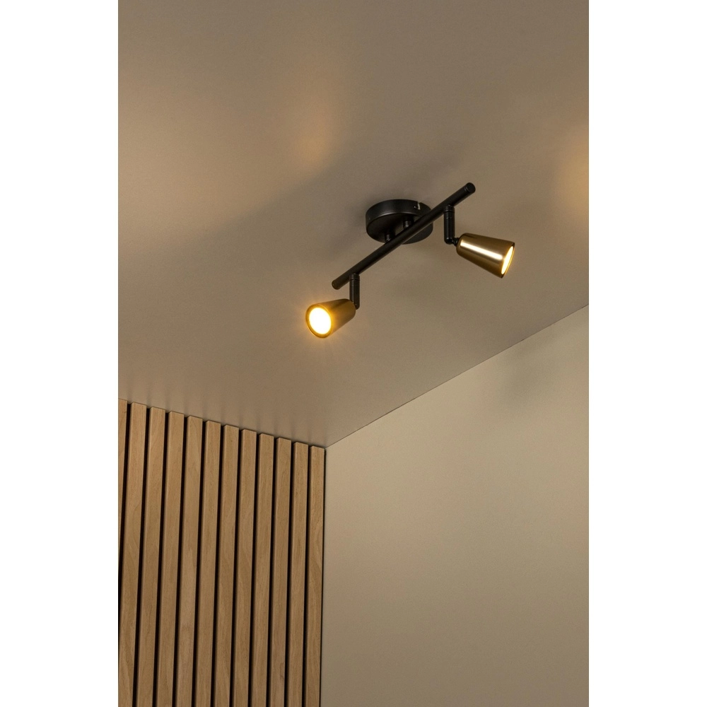 Plafondspot Tiana 2-lichts champagne Lucide 5411212650368