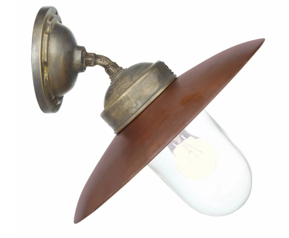 Koperen wandlamp Landes Koperen wandlamp Landes