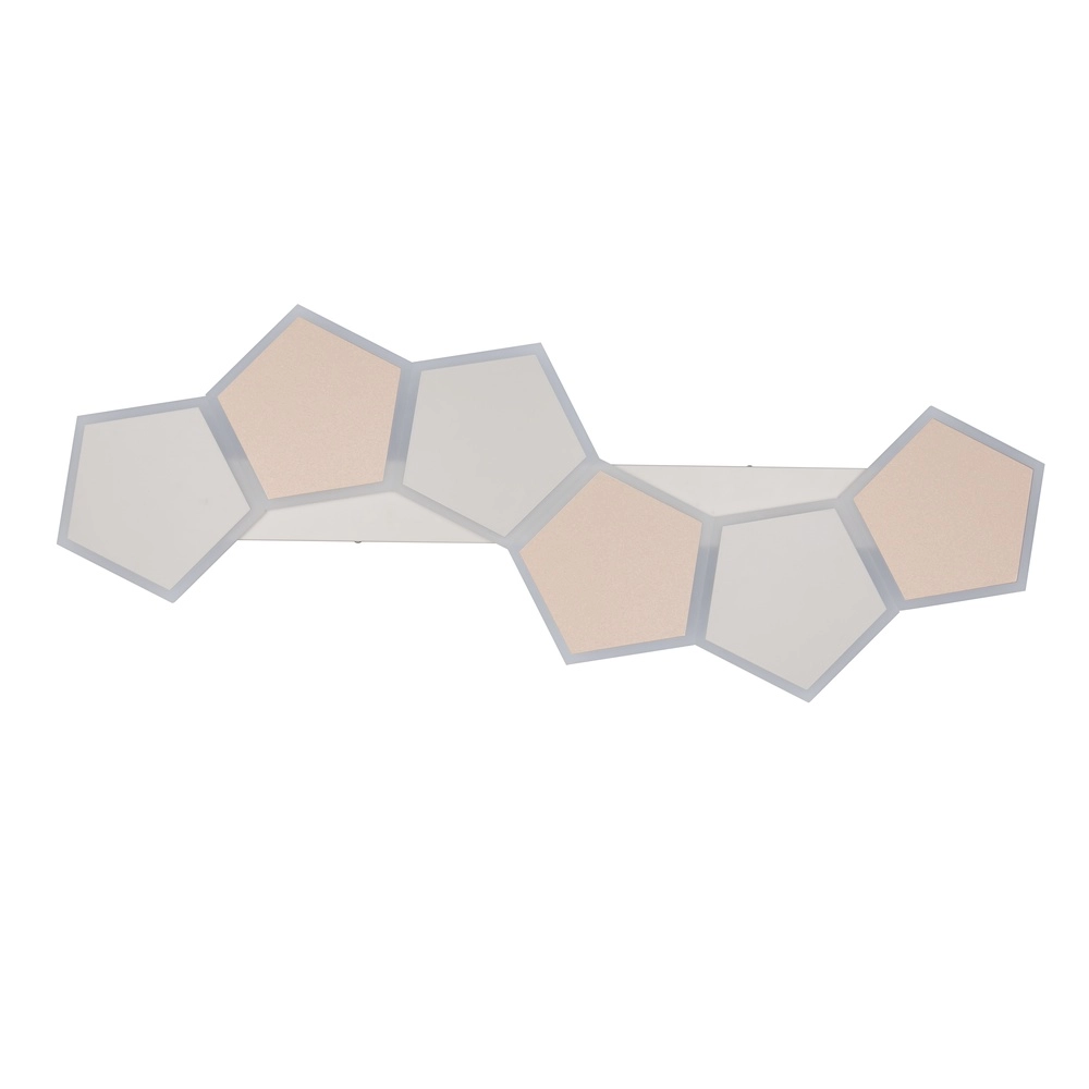 Unieke plafondlamp Zaya M mokka bruin Trio 4017807683004