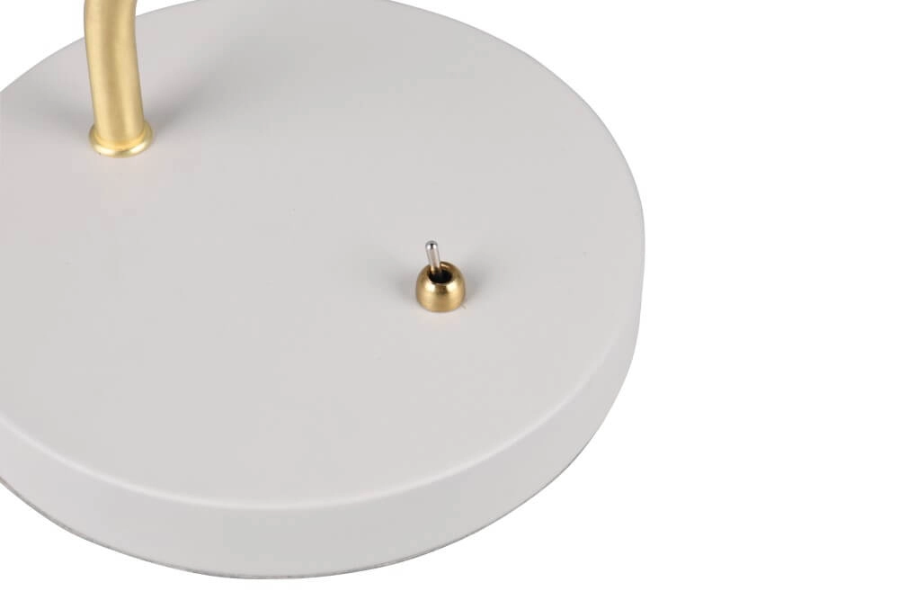 Strakke bureaulamp Traveller wit Trio 4017807613728