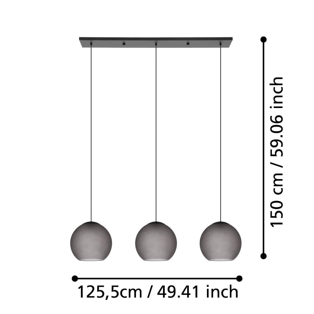 Eetkamer hanglamp Arangona 126cm Stars of Light 9008606240975