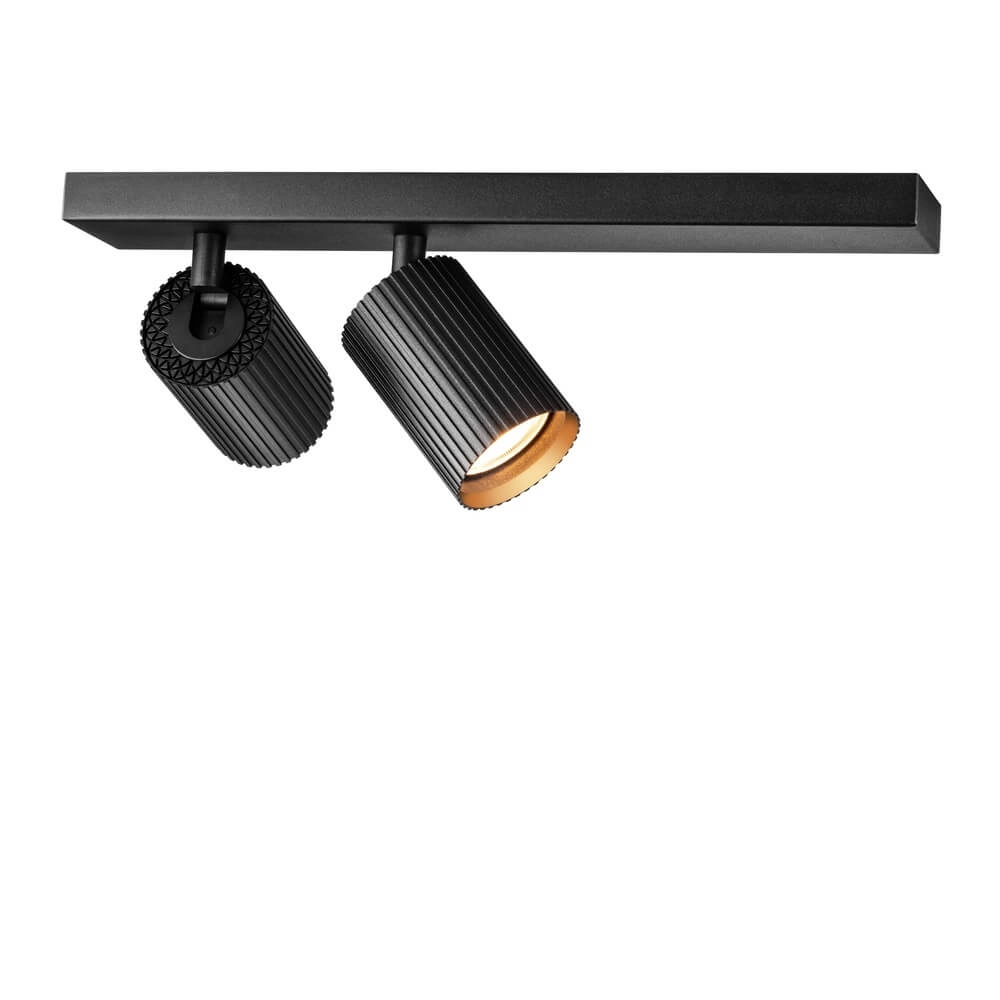 Plafondspot Onis 2-lichts - zwart Lyora 4255805302330
