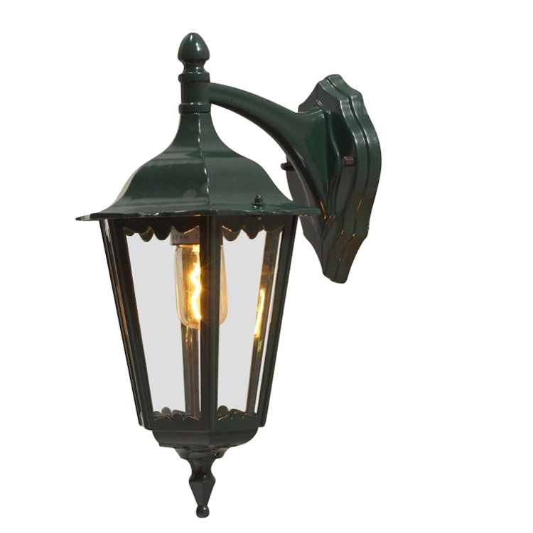 Klassieke muurlamp Firenze Down Antiek groen Klassieke muurlamp Firenze Down Antiek groen