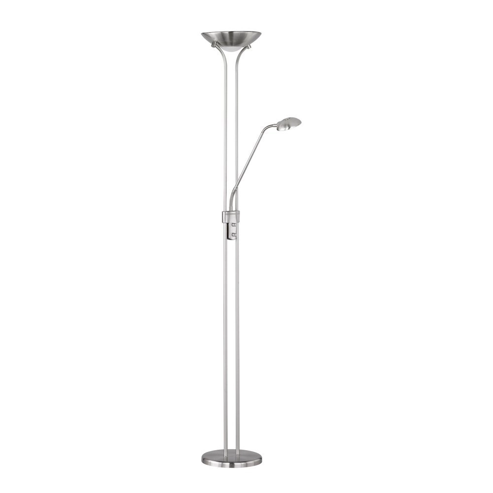 Moderne Lamp Spock nikkel mat