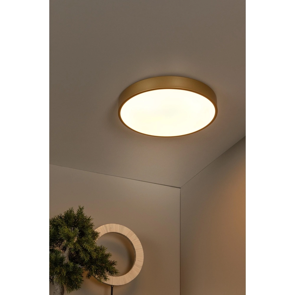 Plafonniere Unar Ø 39,5cm - 2700K - goud Lucide 5411212791887
