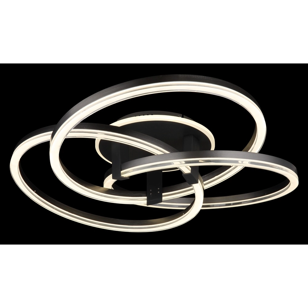 Design plafondlamp Tris antraciet Globo 9007371510405
