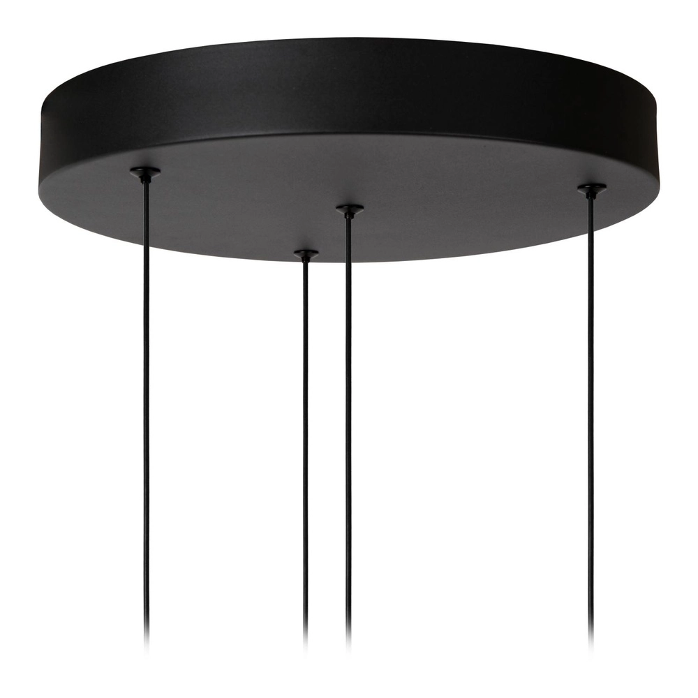 4-lichts hanglamp Tamino zwart Lucide 5411212741240