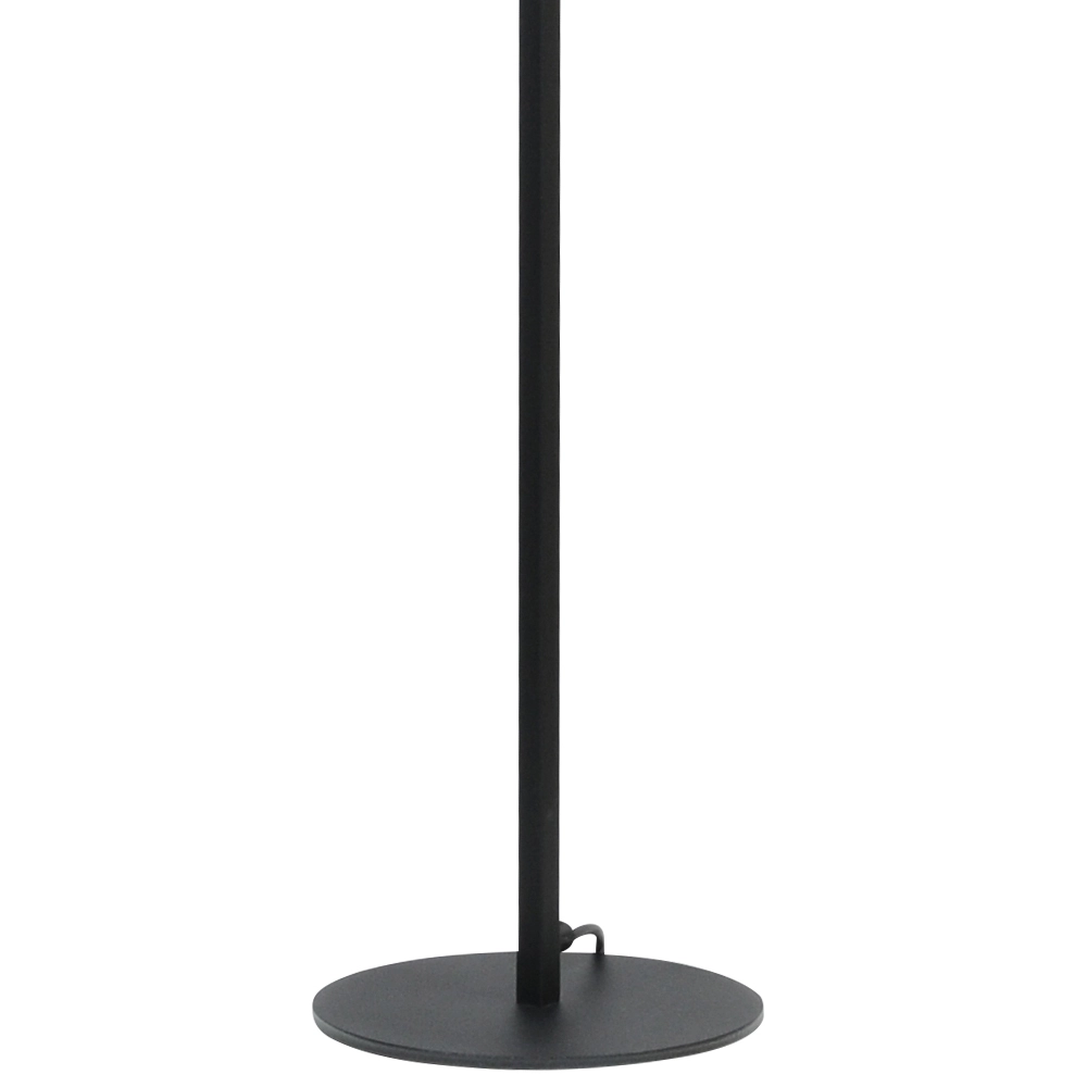 Zwarte vloerlamp Venus 175cm met zandkleurige lampenkap Masterlight 8718121204307