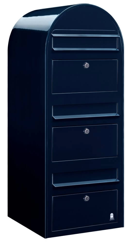 Brievenbus Trio 5004 Zwartblauw Brievenbus Trio 5004 Zwartblauw