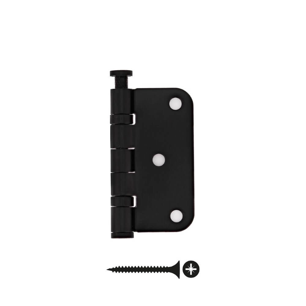 Kogellagerscharnier Rotura afgerond tot 50kg zwart Intersteel 8714186460740