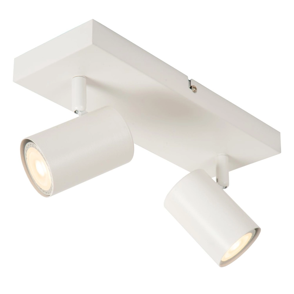 Plafondlamp Amigo 2-lichts wit Lucide 5411212531155