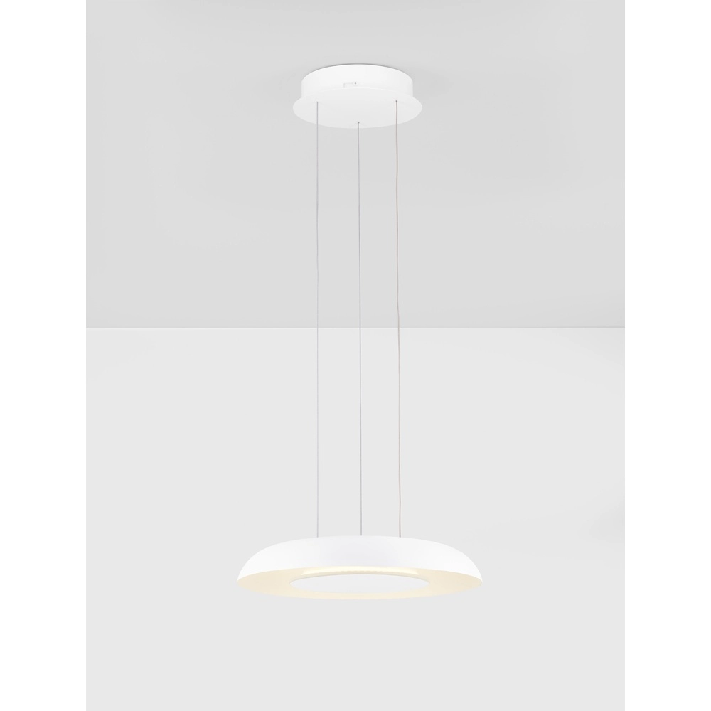Moderne hanglamp Ormi Ø 40cm wit Moderne hanglamp Ormi Ø 40cm wit
