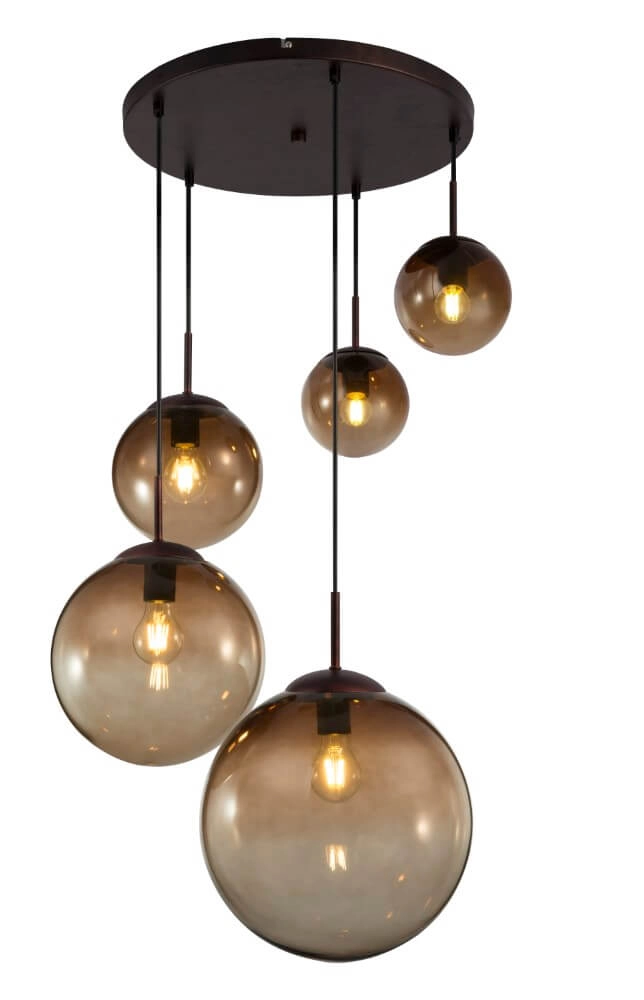 Glazen vide hanglamp Varus Ø 65cm