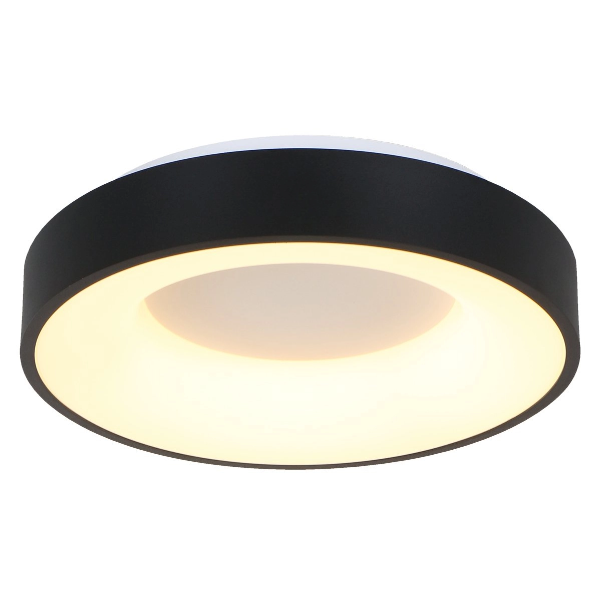 Design plafondlamp Ringlede Ø 48cm zwart Steinhauer 8712746131260