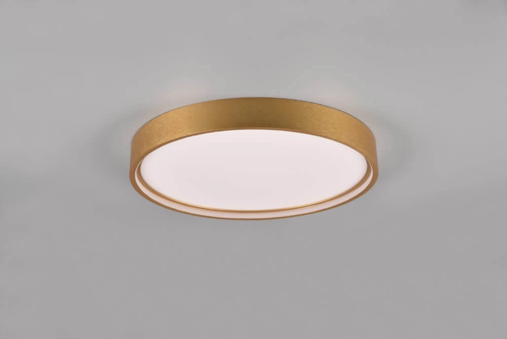 Wit met goude plafonniere Doha Trio 4017807575019