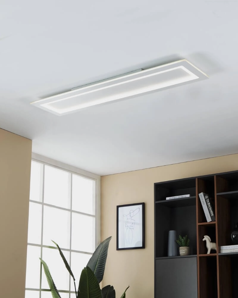 Rechthoekige plafondlamp Padrogiano-Z wit Eglo 9008606244201