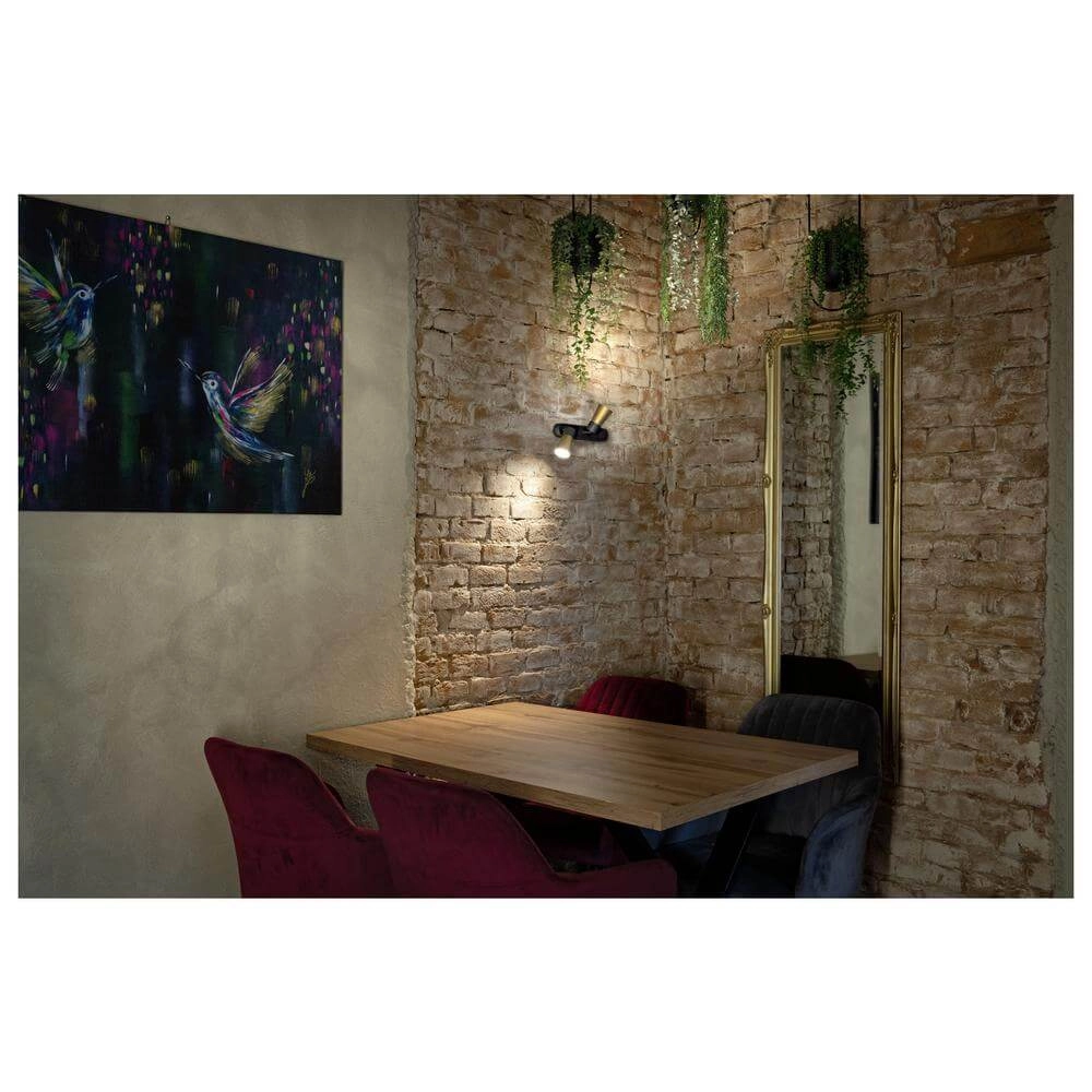 Spot Puri 2.0 Cone zwart-goud dubbel SLV 4024163294133